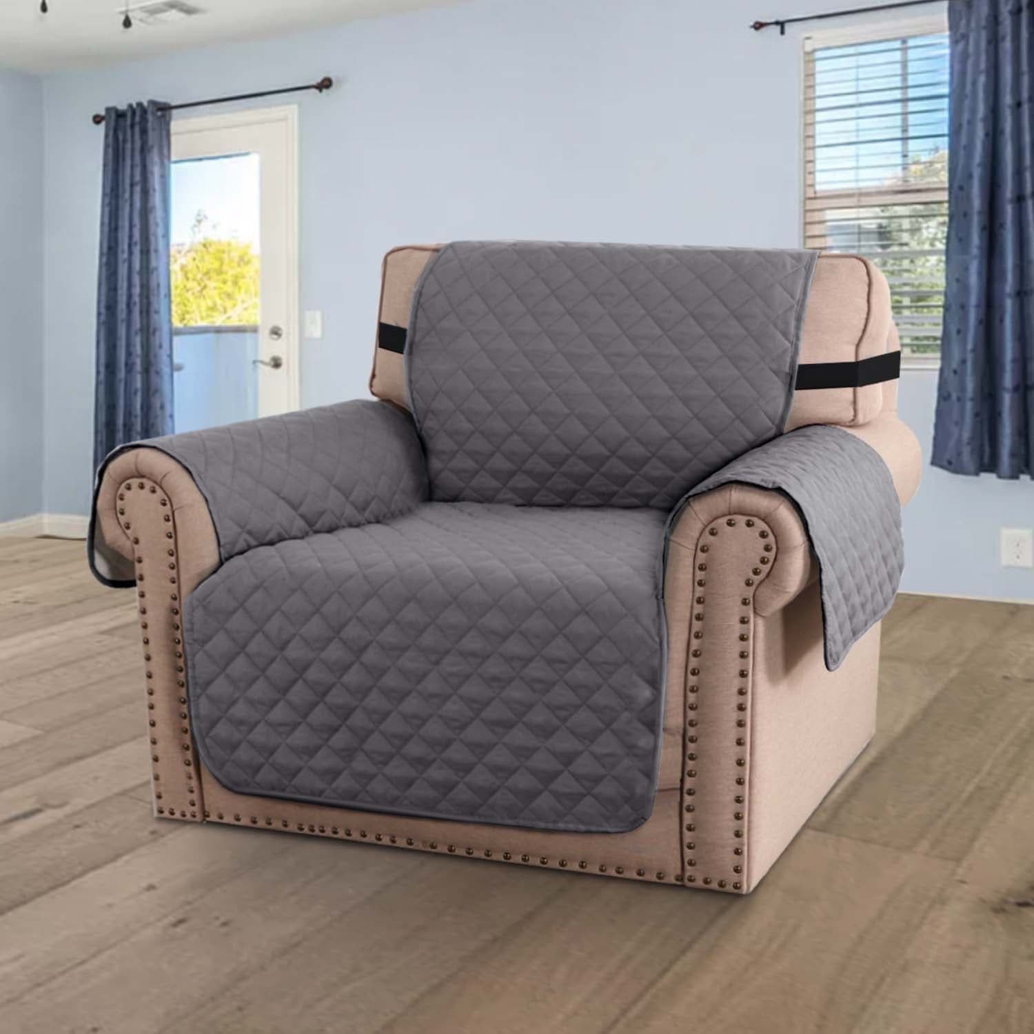 H.VERSAILTEX 100% Waterproof Recliner Cover 1-Piece Recliner Sofa Cover for 3 Cu
