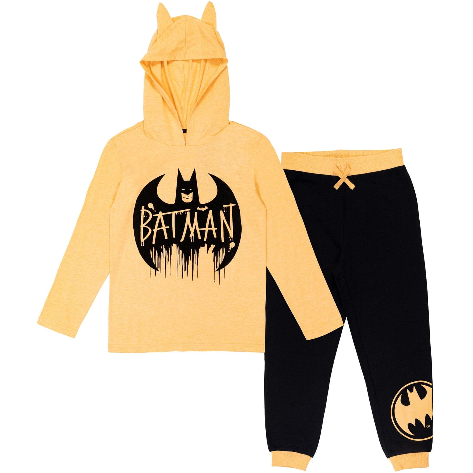 Boys 6 Batman Crewneck Sweatshirt Sweatpants Joggers Set Winter Superhero