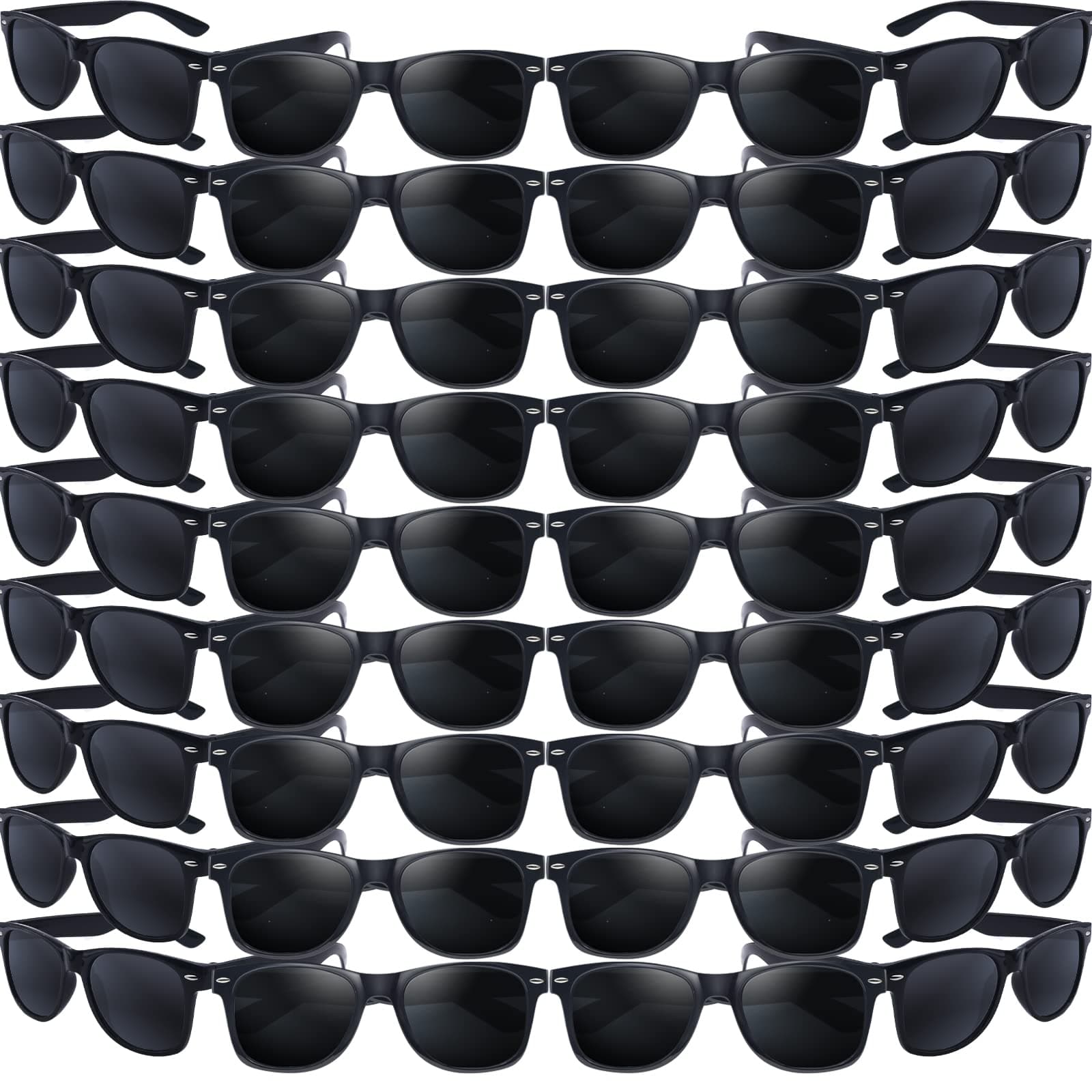 BULK SUNGLASSES MENS WOMENS CLASSIC SHAPE 12 PACK NEW WITH TAG