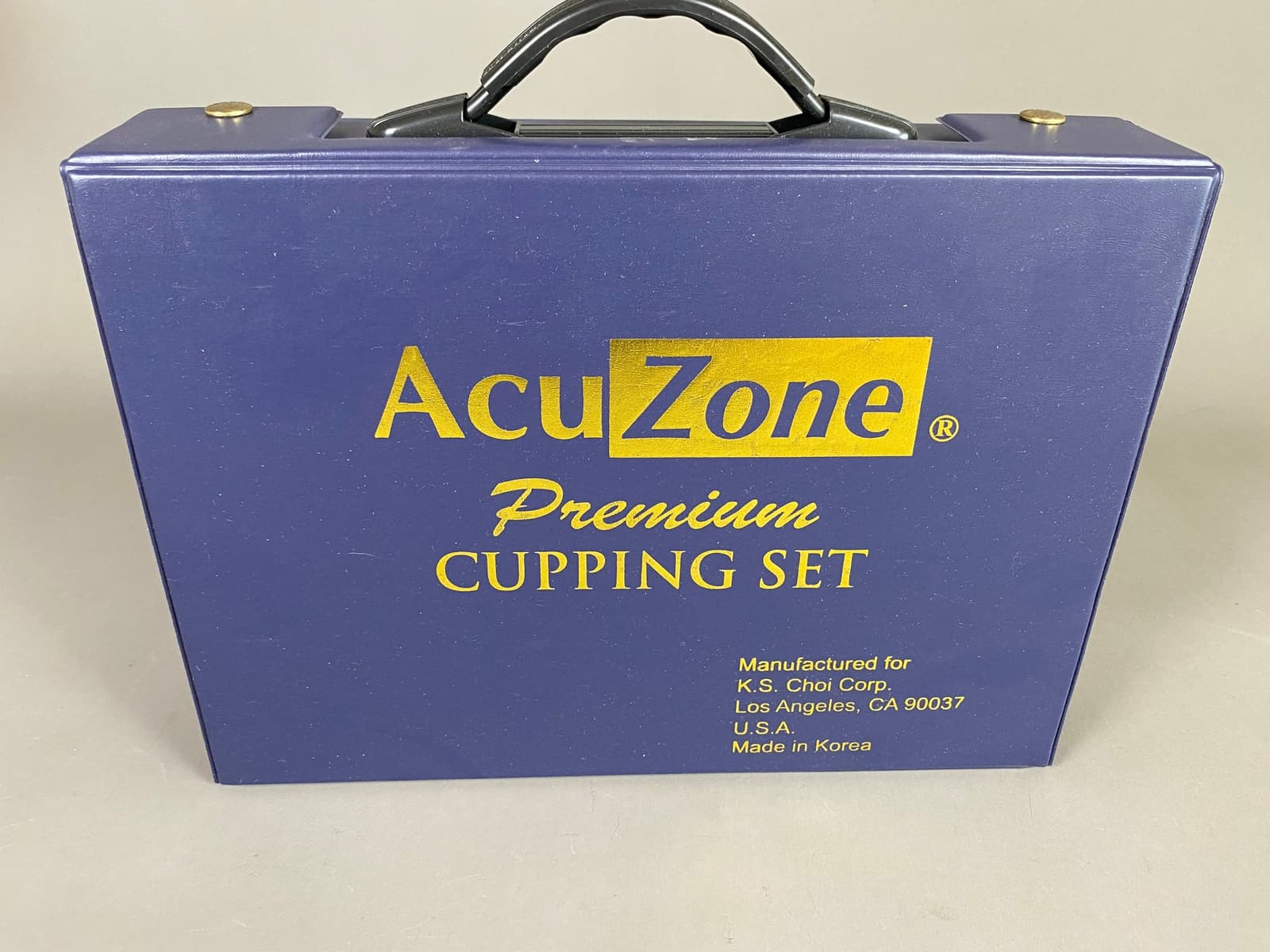 AcuZone Premium Cupping Set, 17-Cups, Pump, no Extension Tube Made In Korea EUC