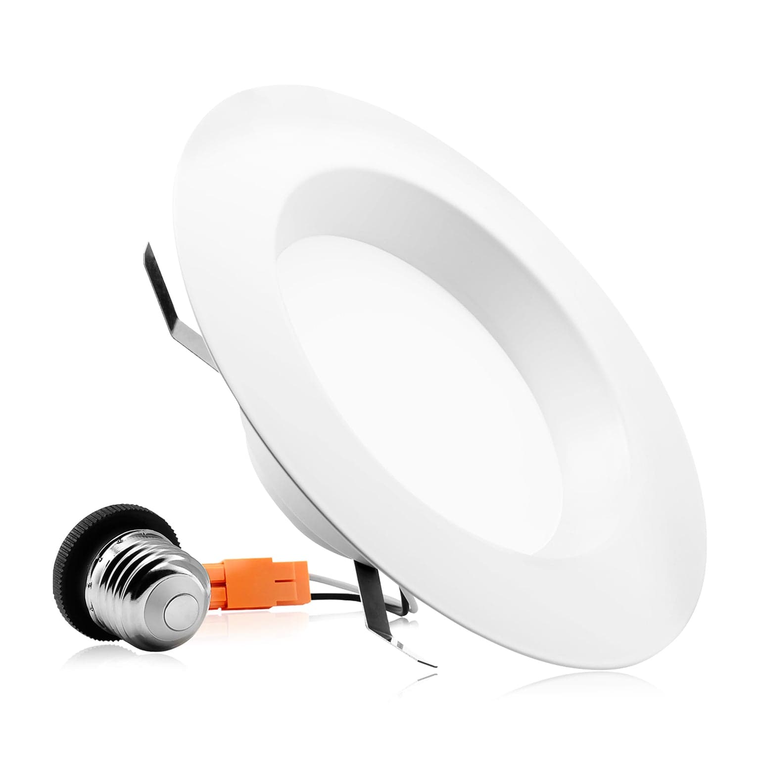 5.5” LED Flush Mount Disk Light – Brushed Nickel, 3000K Warm White
