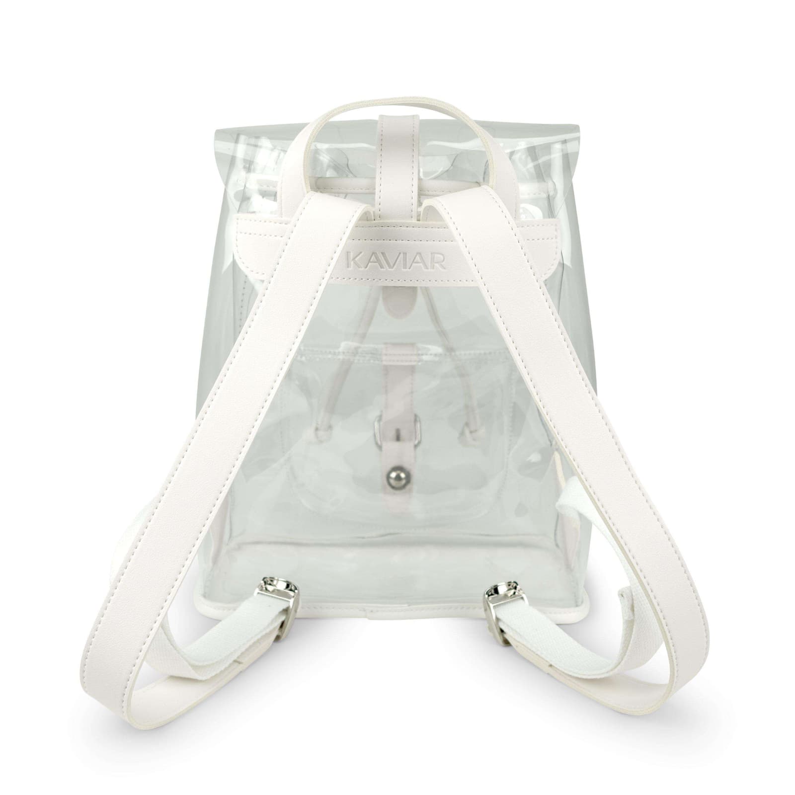 KAVIAR Lola Clear Mini Backpack Stadium Approved Bag - Black