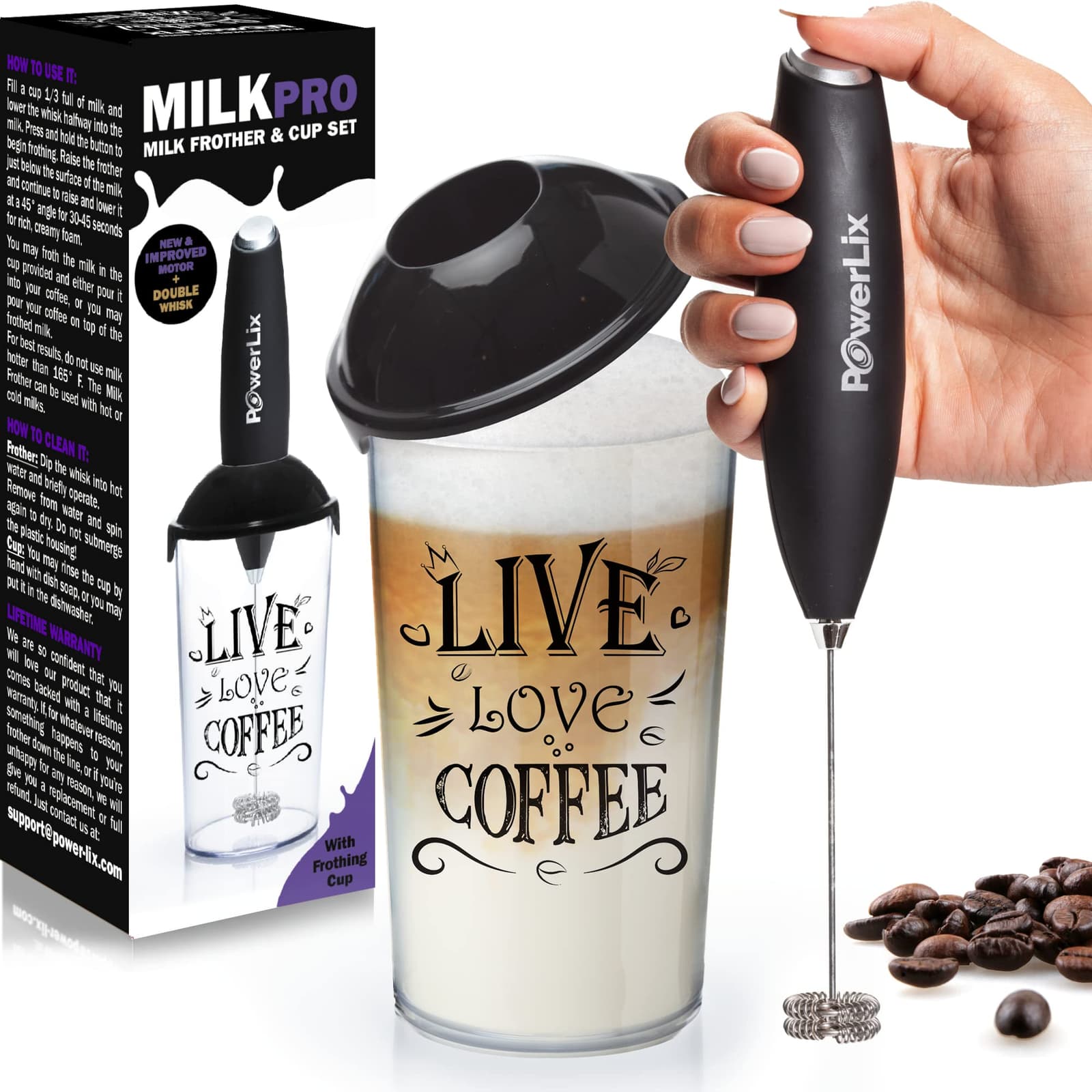 PowerLix Milk Frother PRO Unicorn