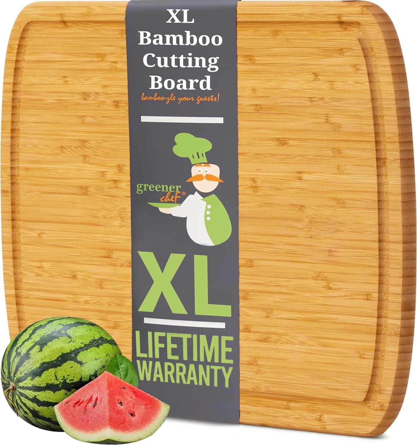 Bamboo Curting Board Gif.eyring, Hook shaped Knile