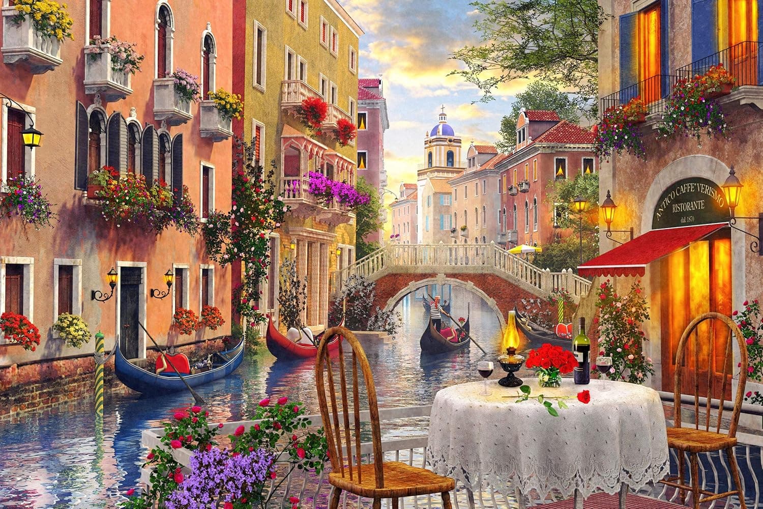 purple venice - 1000 Piece Jigsaw Puzzle