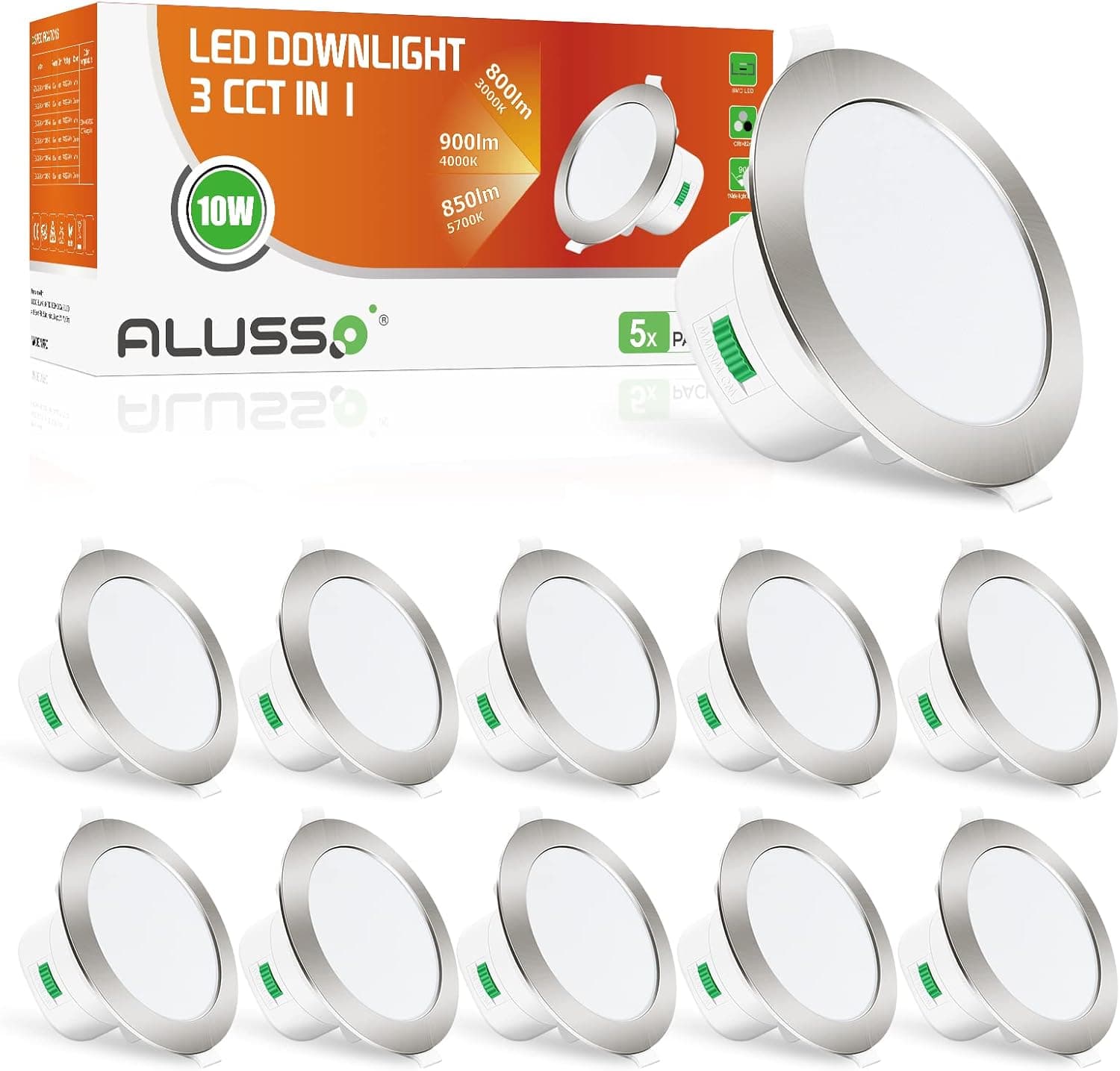 10w LED Celiling Lights ，Diameter 8.1inch, height 1inch