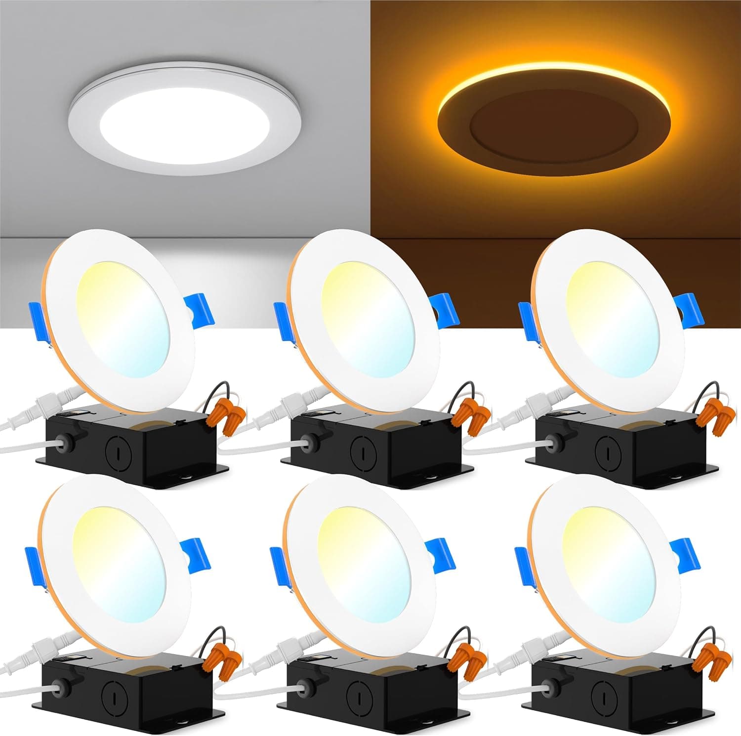 Banord 25W LED Ceiling Lights L15.5“x W15.5“x  H1”