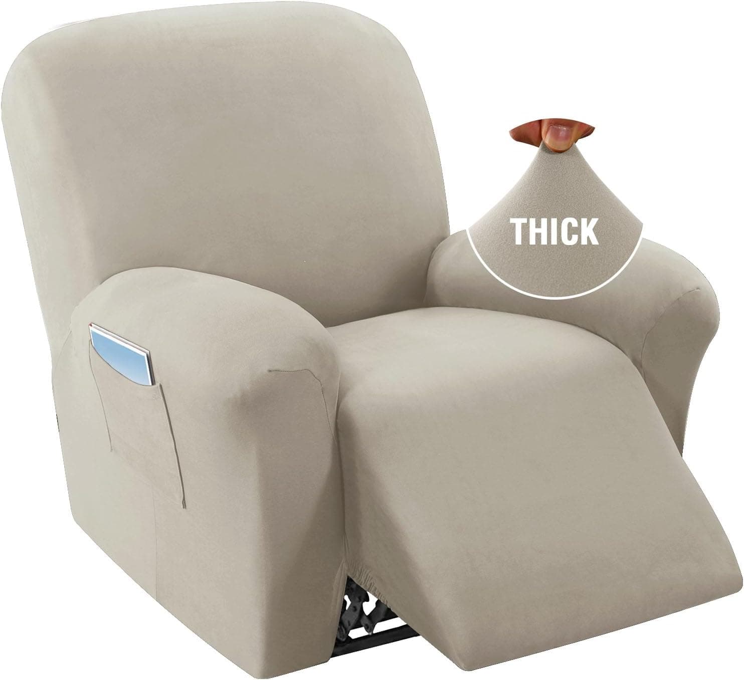 H.VERSAILTEX  1 PIECE  RECLINER Sofa Cover  Bonus 2 Pieces Armrest Covers  Washa
