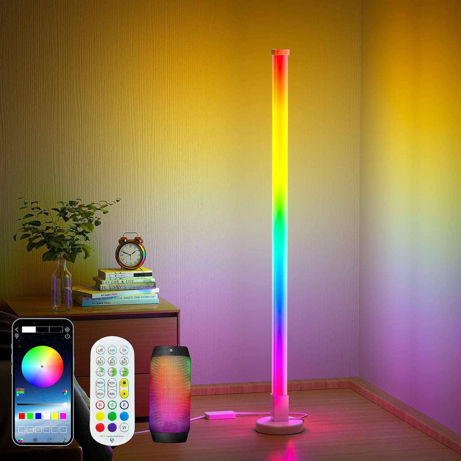 CYZAM LED MAGIC Color Floor Lamp New In Box With Remote EB2