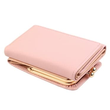 TRI-FOLD WALLET - RFID BLOCKING PROTECTION  COLOR：Cream/Pink/Blue