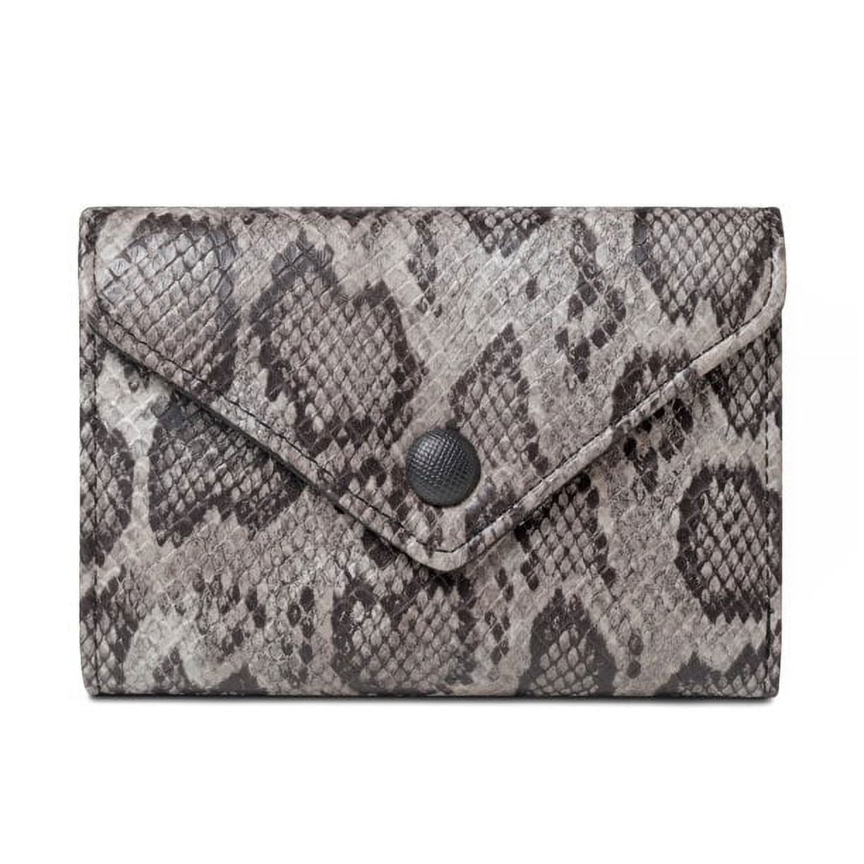 Daisy Rose Tri-fold Wallet - RFID Blocking Card Holder Organizer - PU Vegan Leat