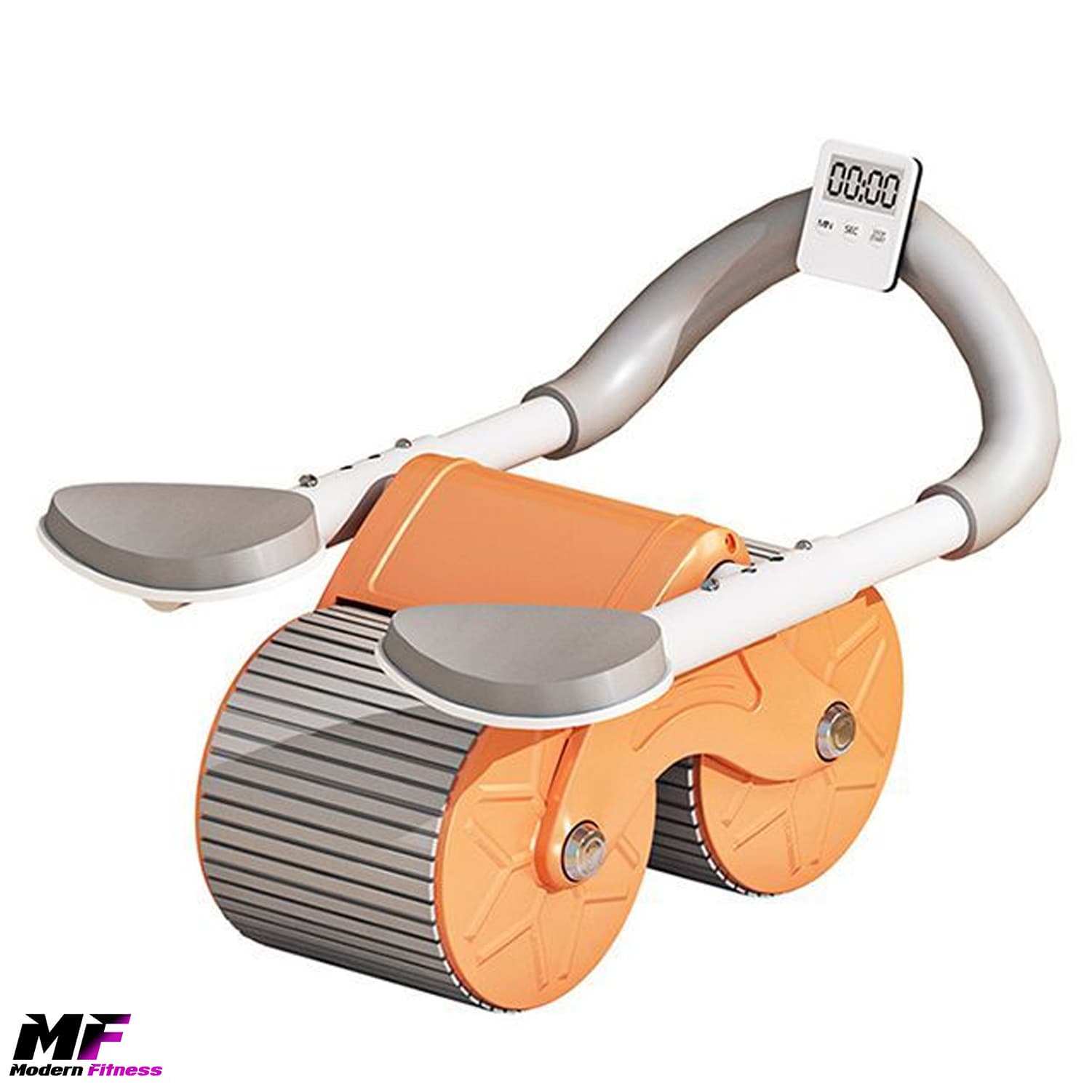 Elbow Bracket Double-wheel Ab Roller Package List: Main body of Roller*1,Handle*