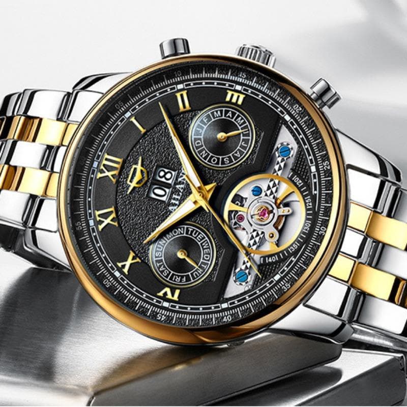 Mechanical Watch Multifunctional Automatic Mechanical Movement Waterproof