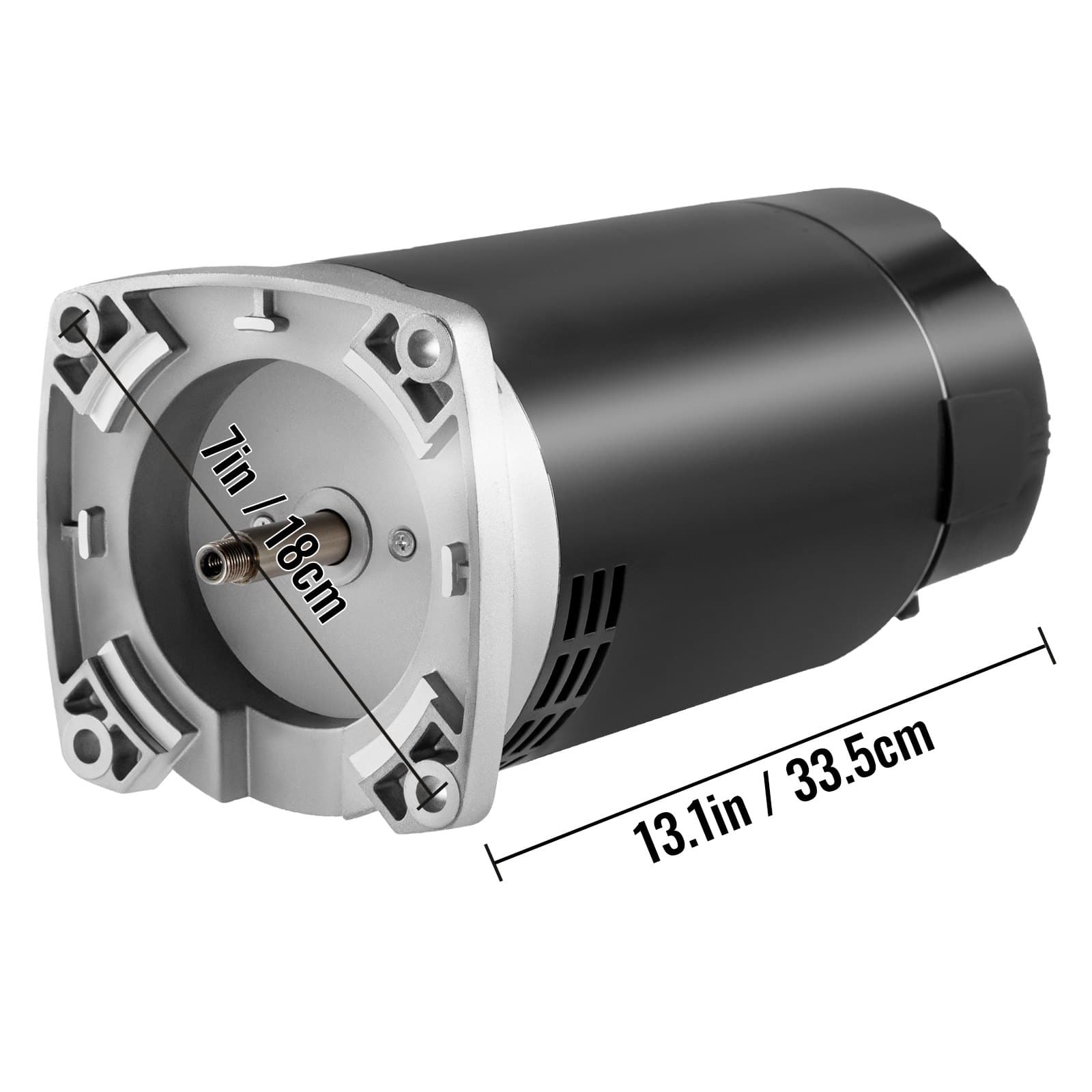 Pool Motor,1 HP, 3450 RPM, 230/115 Volts, 6.4/12.66 Amps, 1 Speed,1.25