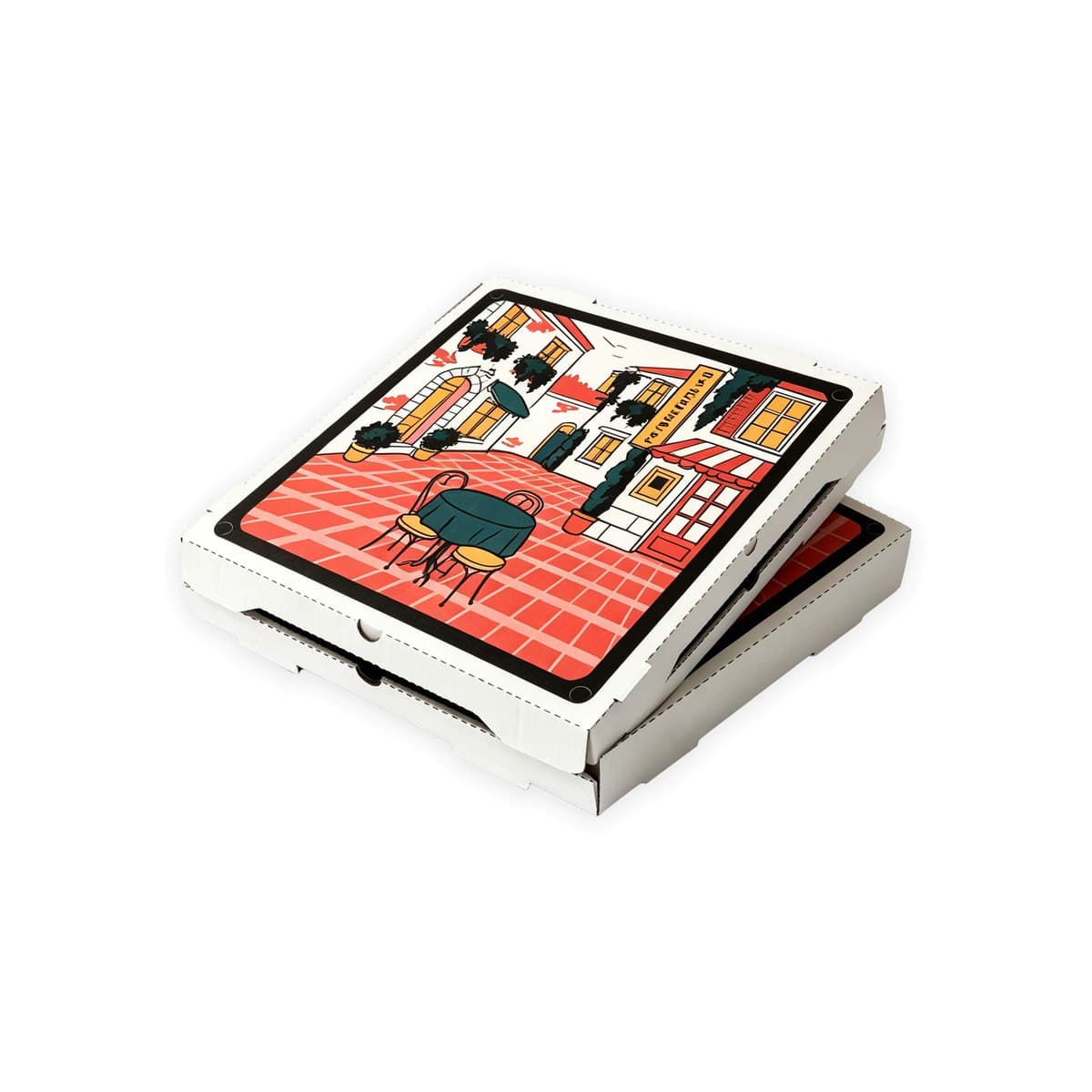 16"x16"x1.65" Print Pizza box thumbnail 3