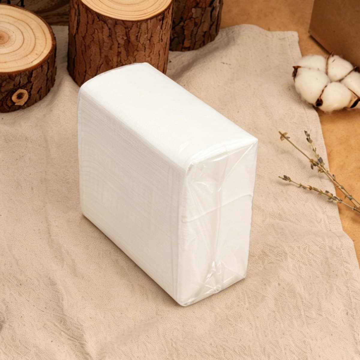 White Airlaid Dinner Napkin