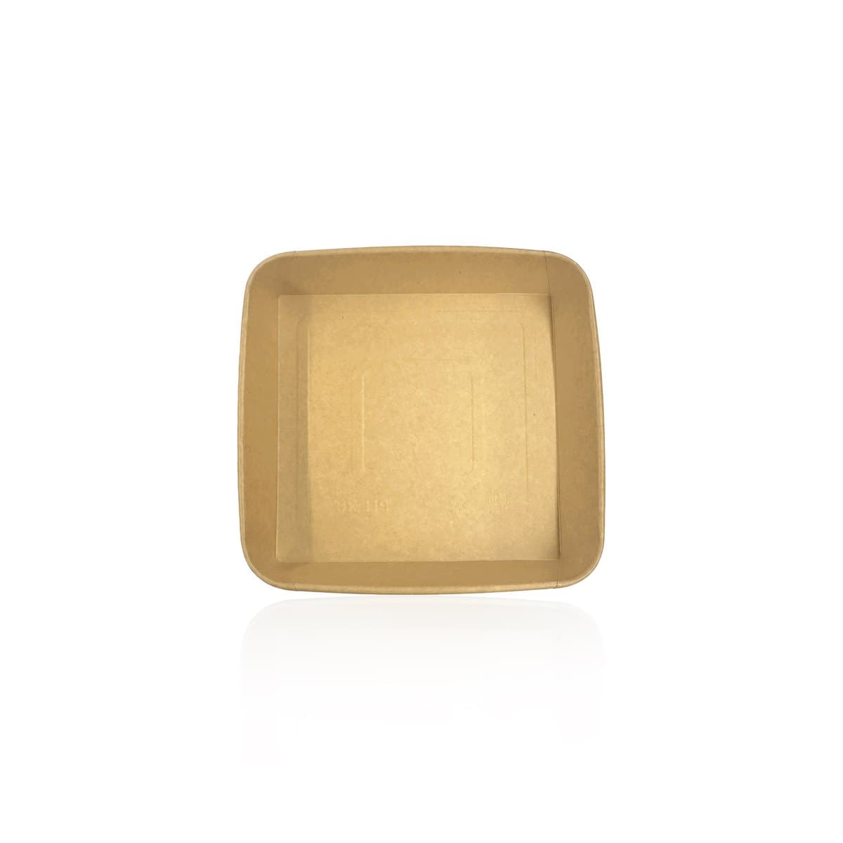 10.24 x 10.24 x 1.59 Kraft Paper Tray thumbnail 2