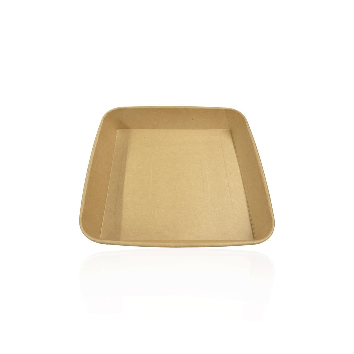 10.24 x 10.24 x 1.59 Kraft Paper Tray thumbnail 3