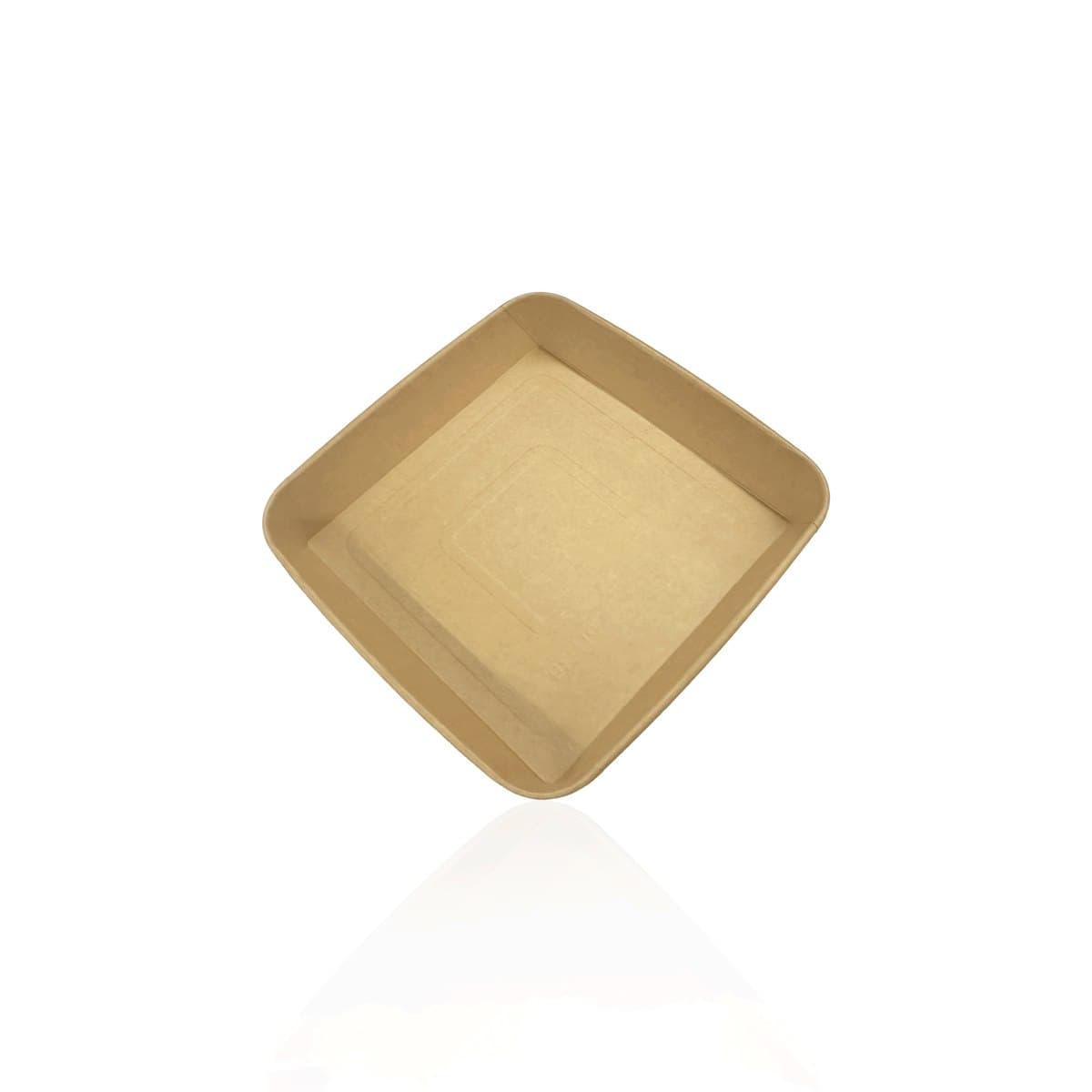 10.24 x 10.24 x 1.59 Kraft Paper Tray thumbnail 4