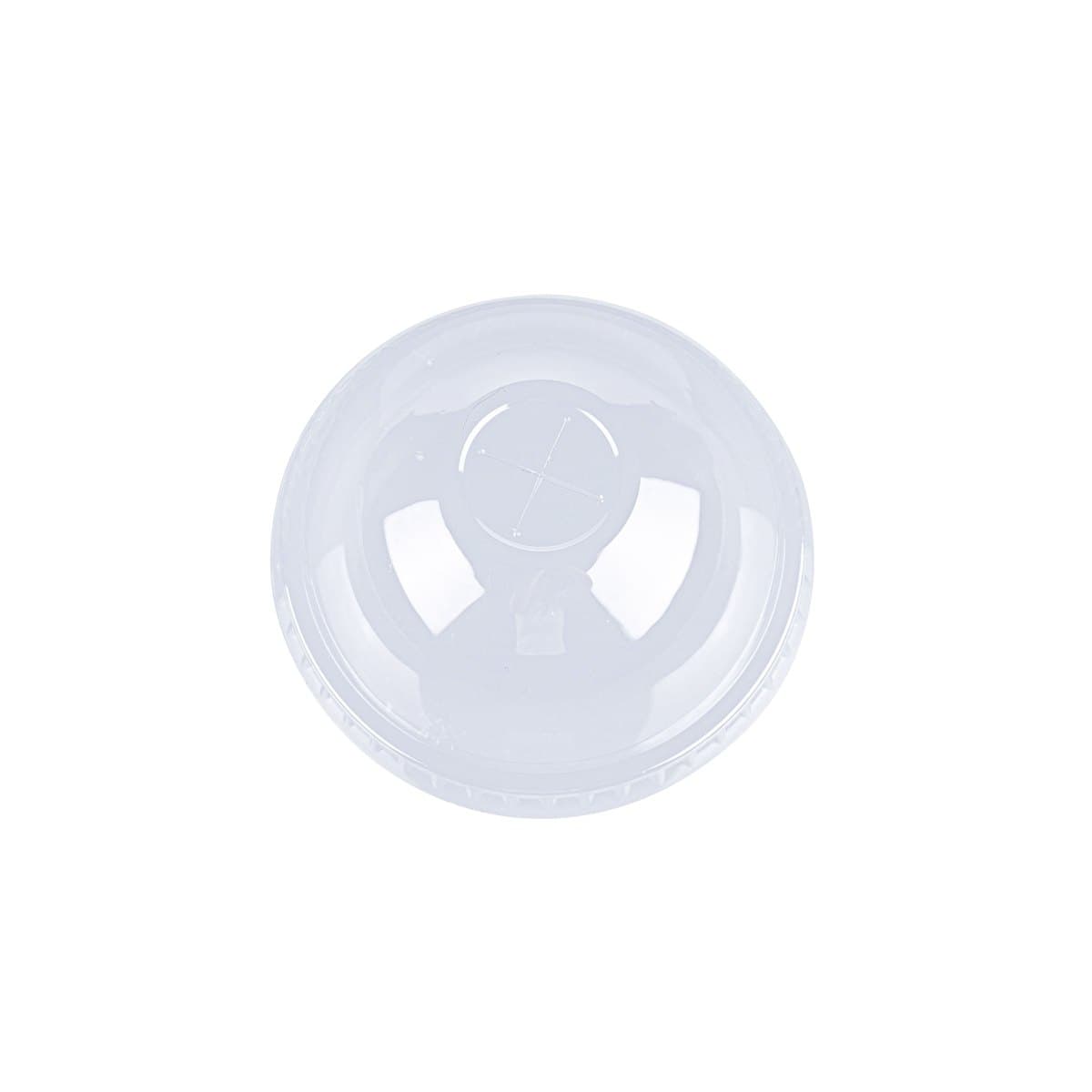 PET Dome Lid for 98mm PET Cold Cup with Straw Slot,3.9g thumbnail 2