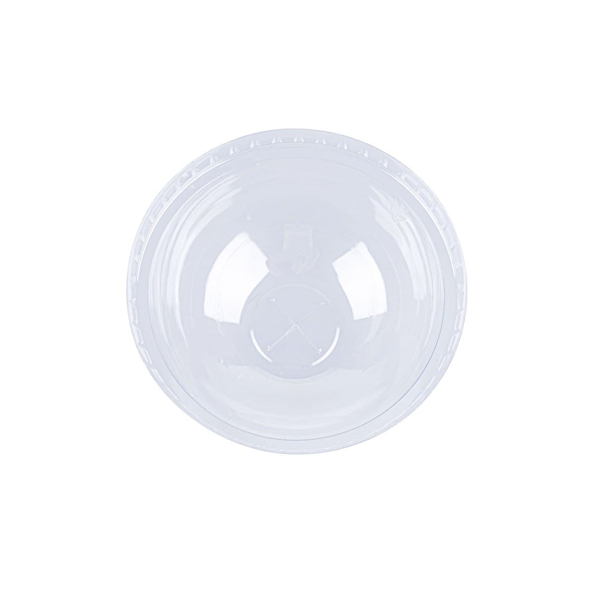 PET Dome Lid for 98mm PET Cold Cup with Straw Slot,3.9g thumbnail 3