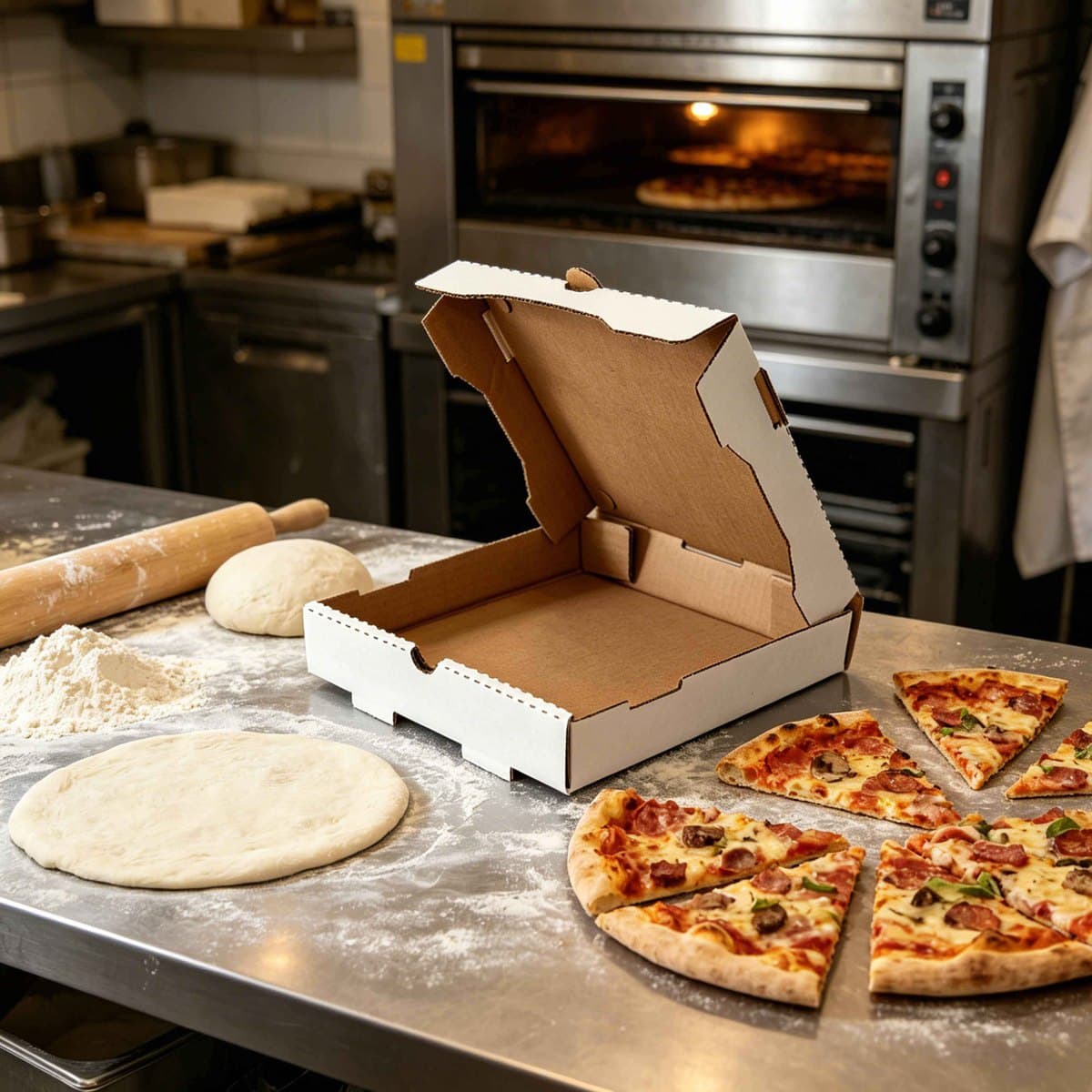 8"/10"/12"/14"/18" White Pizza box