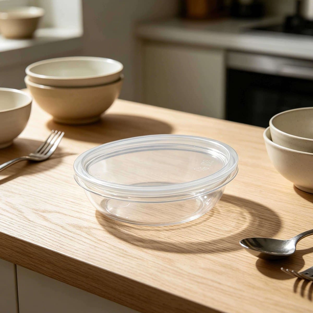 Flat Lid for 8-32oz Deli Container