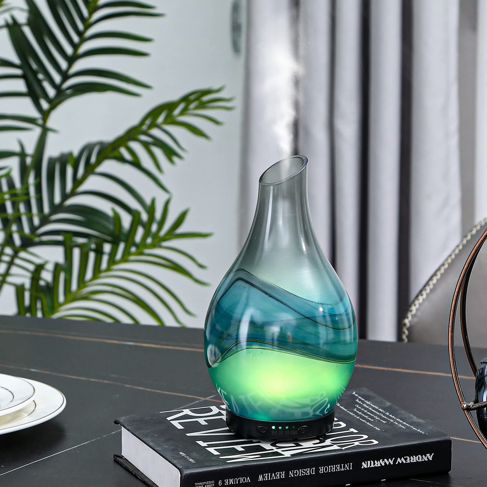 Hand Crafted Artisan Glass Ultrasonic Aroma Diffuser